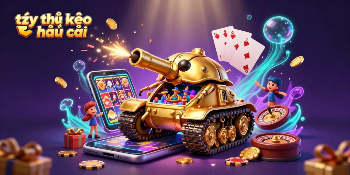 Watch the thrilling reveal of tỷ lệ kèo nhà cái in this vibrant 3D casino scene bursting with action.