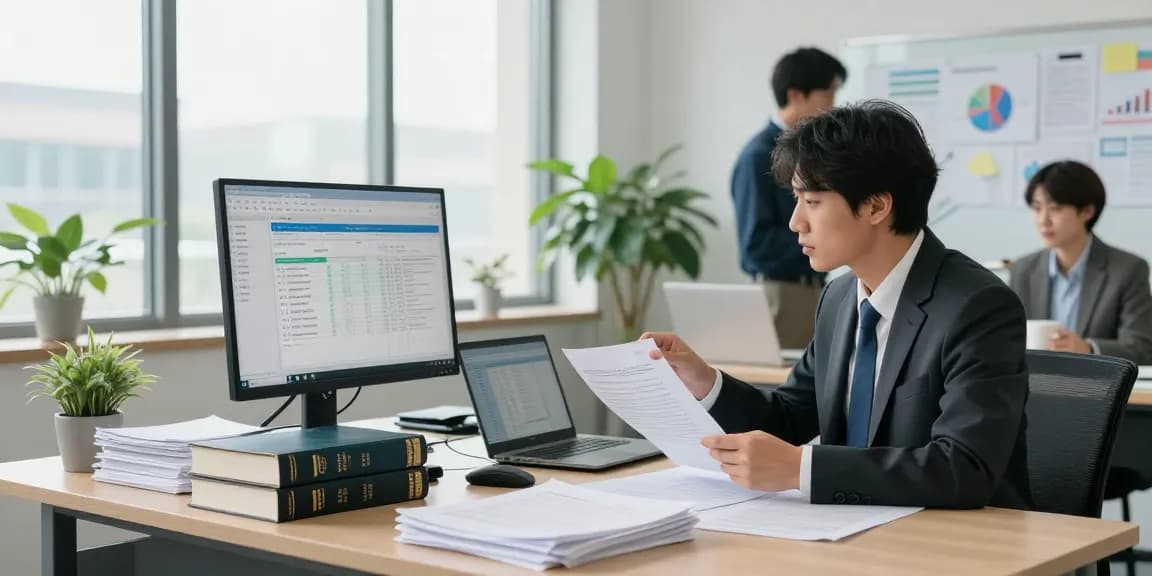 Forensic audit analysis at aafikotamedan.org in a modern office setting