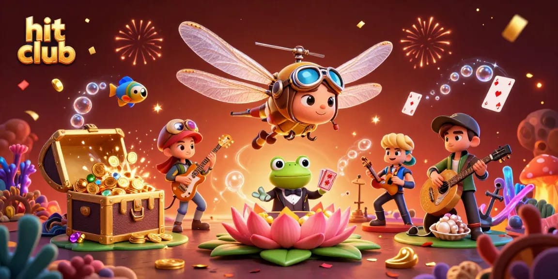 Experience thrilling gameplay at hit club with dynamic casino elements and vibrant characters.