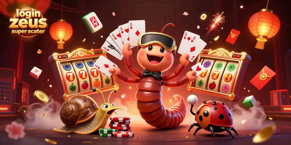 Engage in exciting gameplay with login zeus super scatter, showcasing a colorful casino scene.