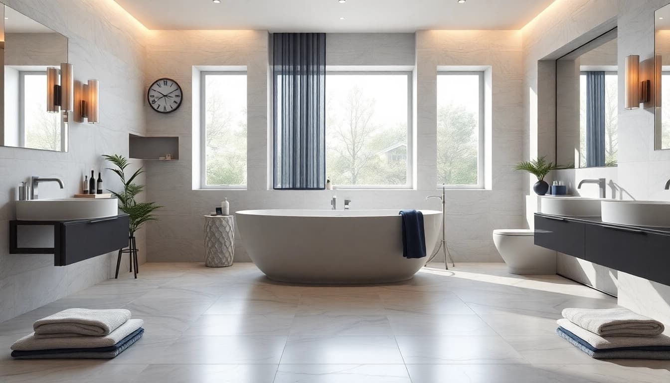 Transform your space with bathroom remodeling near me featuring elegant fixtures and a peaceful atmosphere.