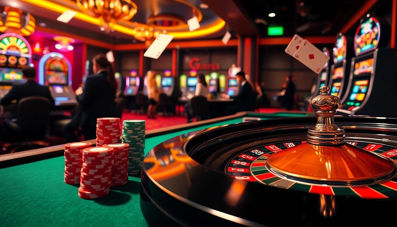 Engaged players at a luxurious casino, showcasing betting action at https://uu882025.online/ with vibrant games.