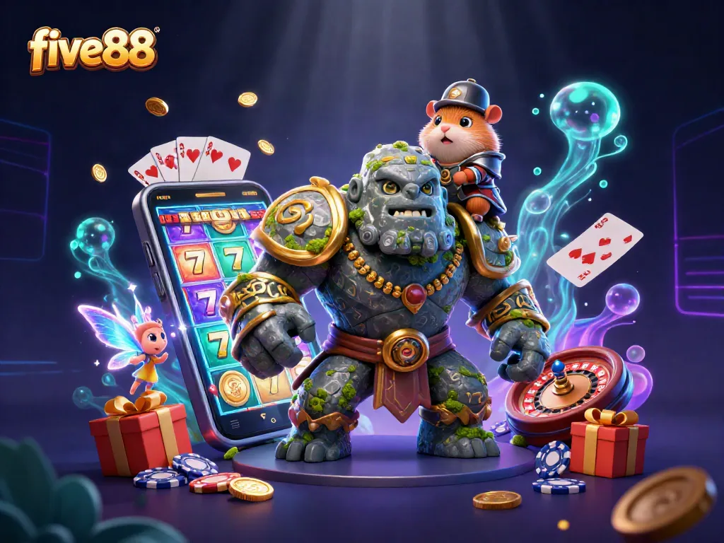 Experience thrilling gaming with five88 featuring dynamic characters and exciting casino elements in stunning detail.