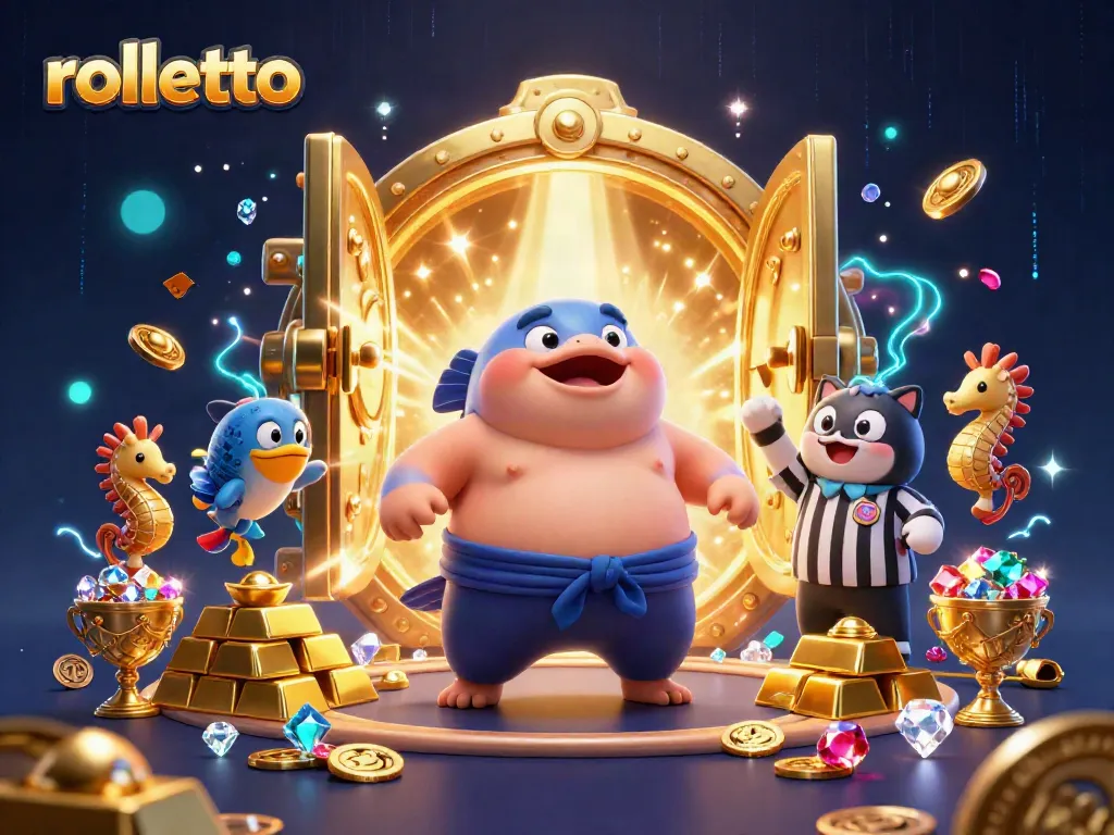 Engage in rolletto's vibrant underwater casino scene filled with treasures and excitement.