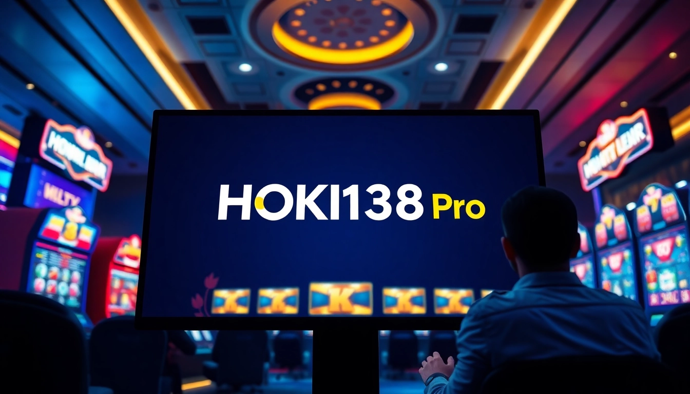 Experience the excitement of online gaming with HOKI138 pro's vibrant interface and engaging atmosphere.