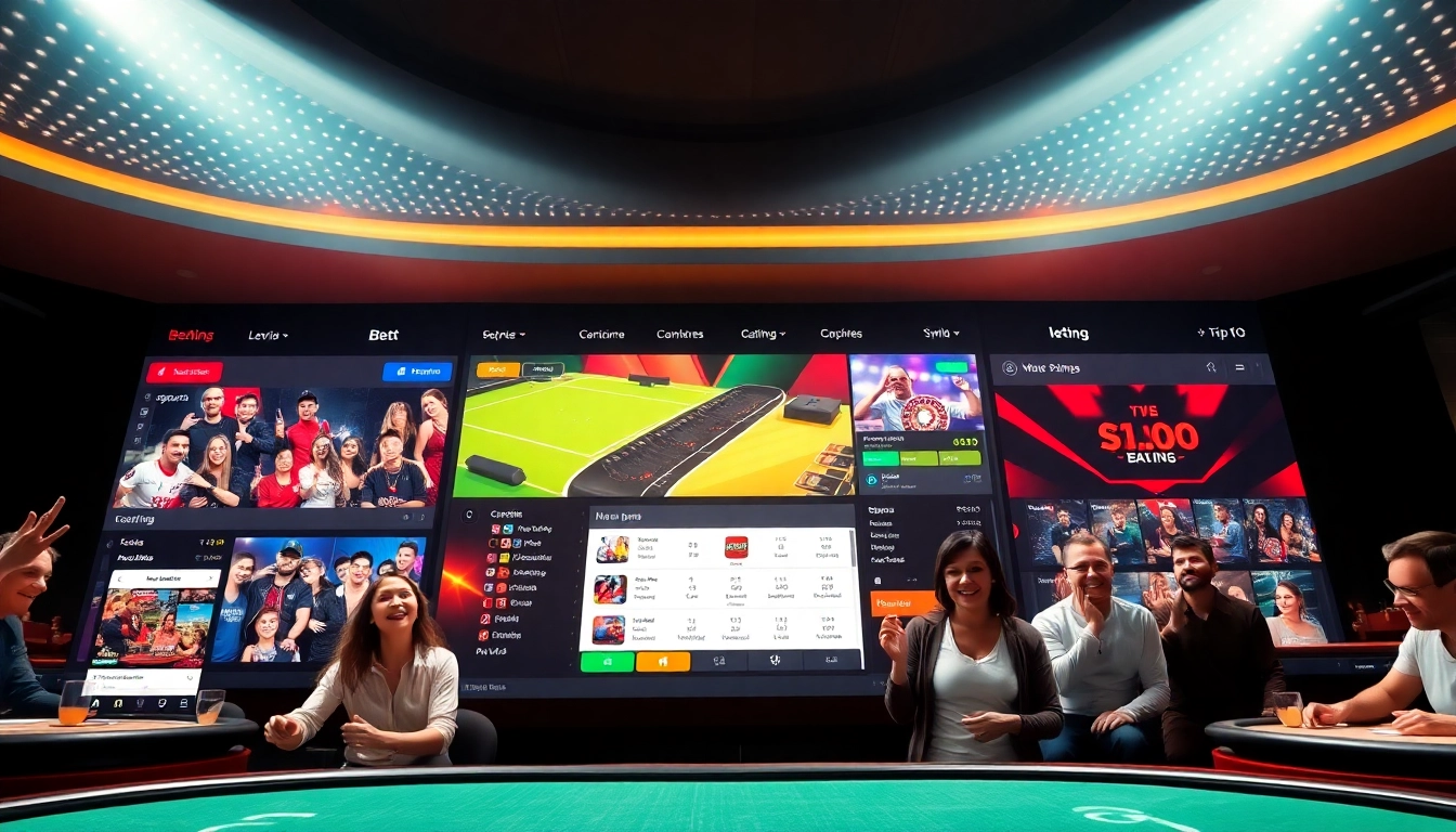 Exciting online gambling scene at okvipwin.live showcasing vibrant betting options