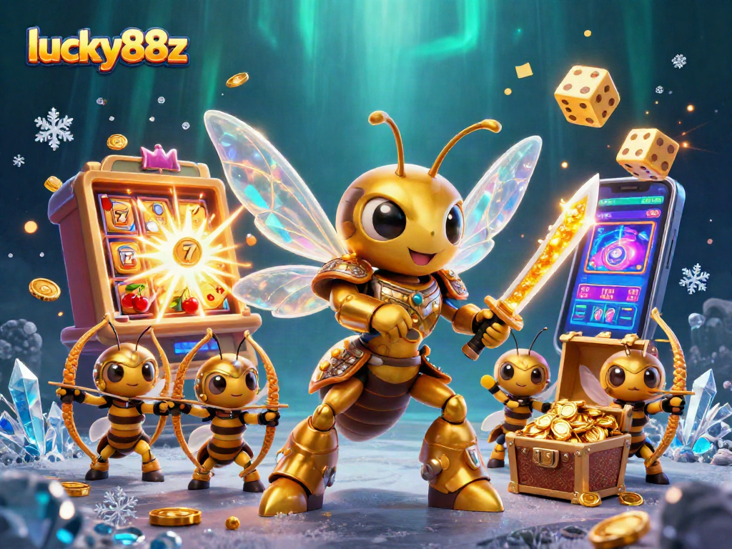 Engage in thrilling gameplay with lucky88z, featuring vibrant 3D cartoon characters and explosive jackpot visuals.