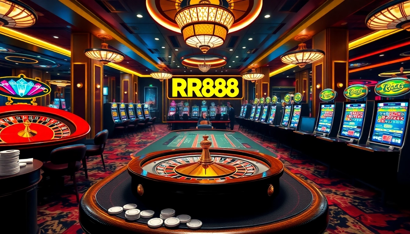 Win big at https://rr88.lat/ with a vibrant casino scene showcasing roulette, poker, and excitement.