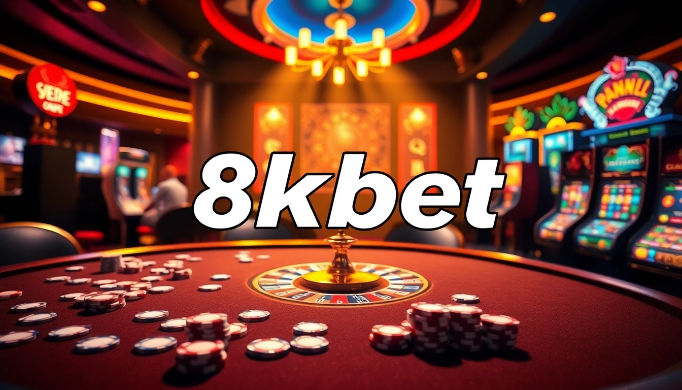 Experience thrilling betting action at 8kbet with engaging casino games and vibrant visuals.