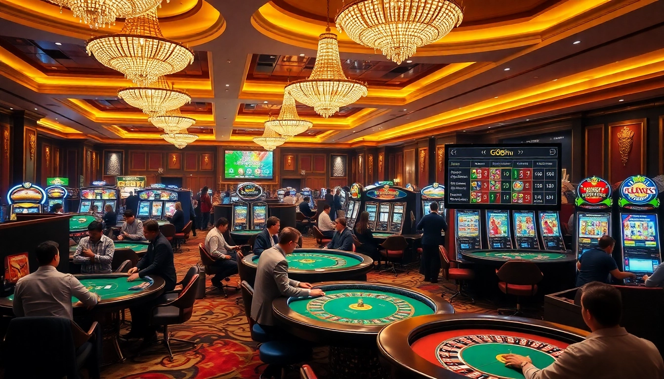 Players strategizing at a casino table with actions from https://go88hv.com/ enhancing their gaming experience.