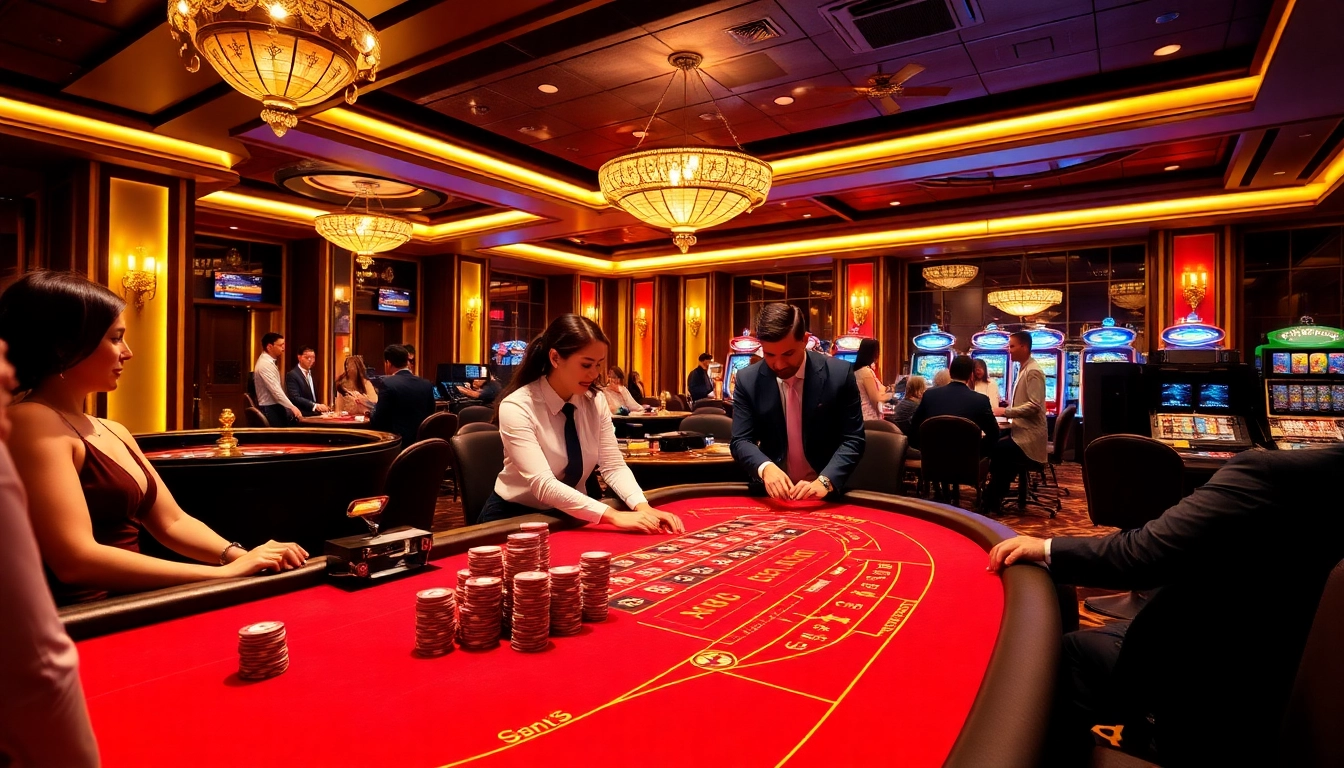 Experience luxury gaming at OK365 com with thrilling casino tables and vibrant atmosphere.
