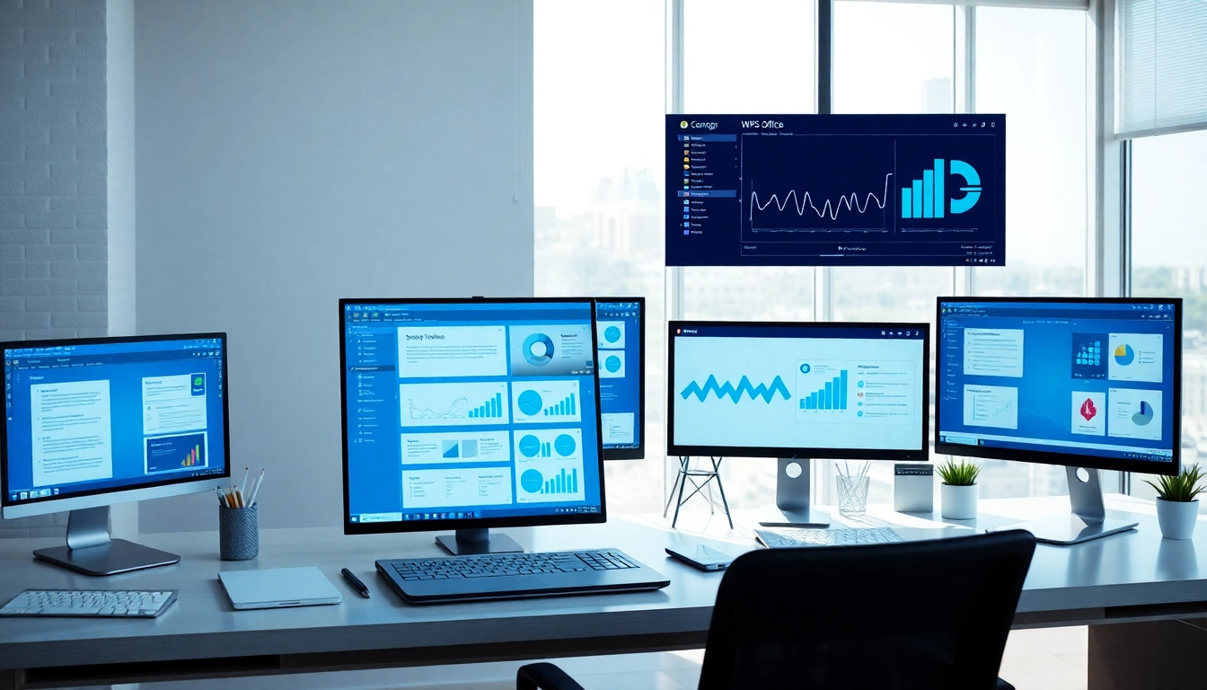 展示 WPS Office 工具提升生产力的现代化办公空间,来自 wps官网。