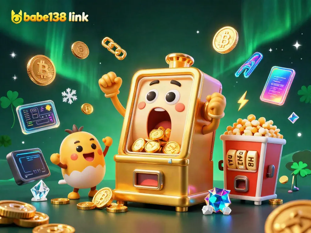 Permainan slot beruntung di babe138 link dengan mesin slot emas memukau dan koin berkilauan.