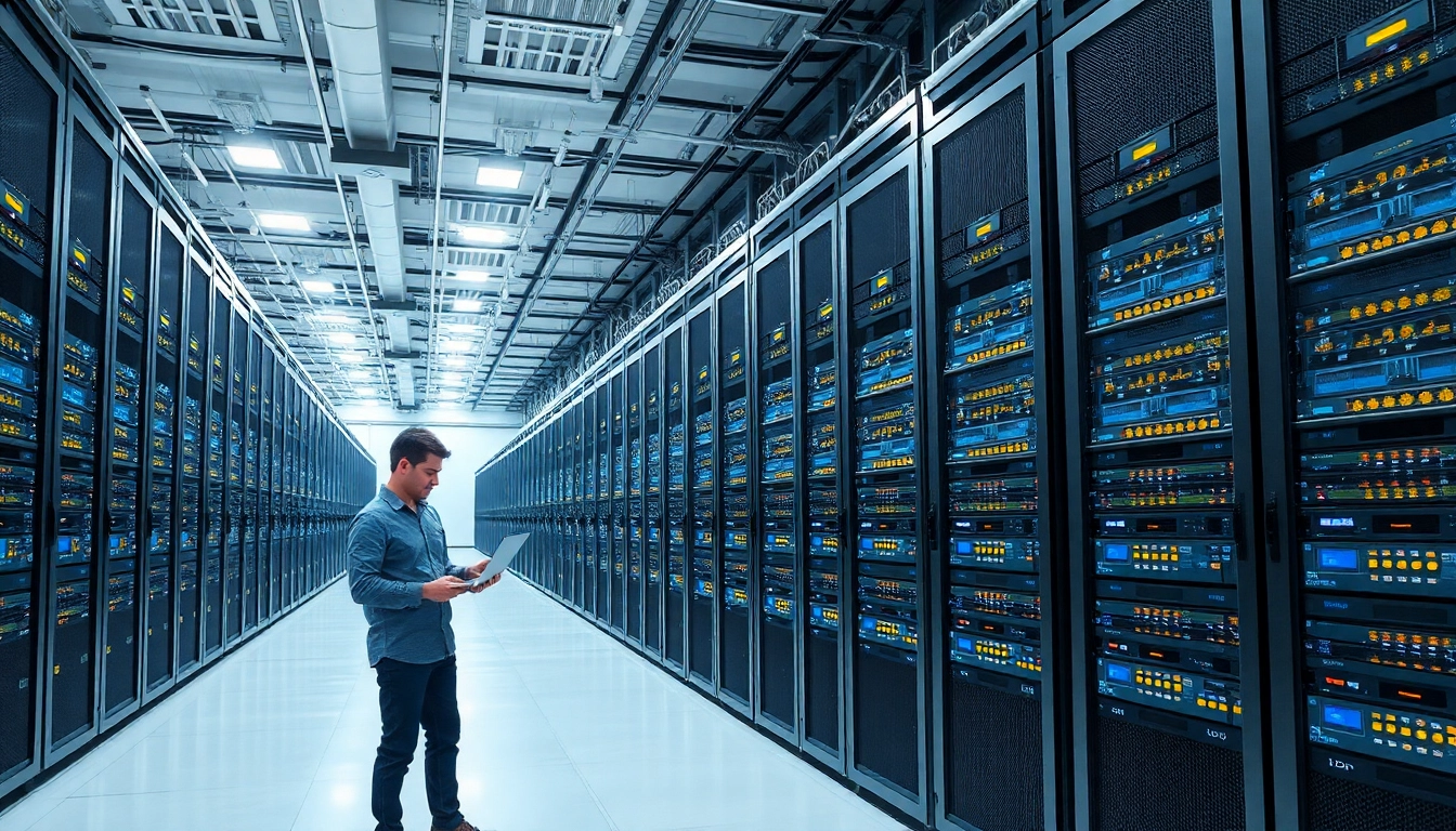 Find cheap colocation options for your server in a professional data center setting.