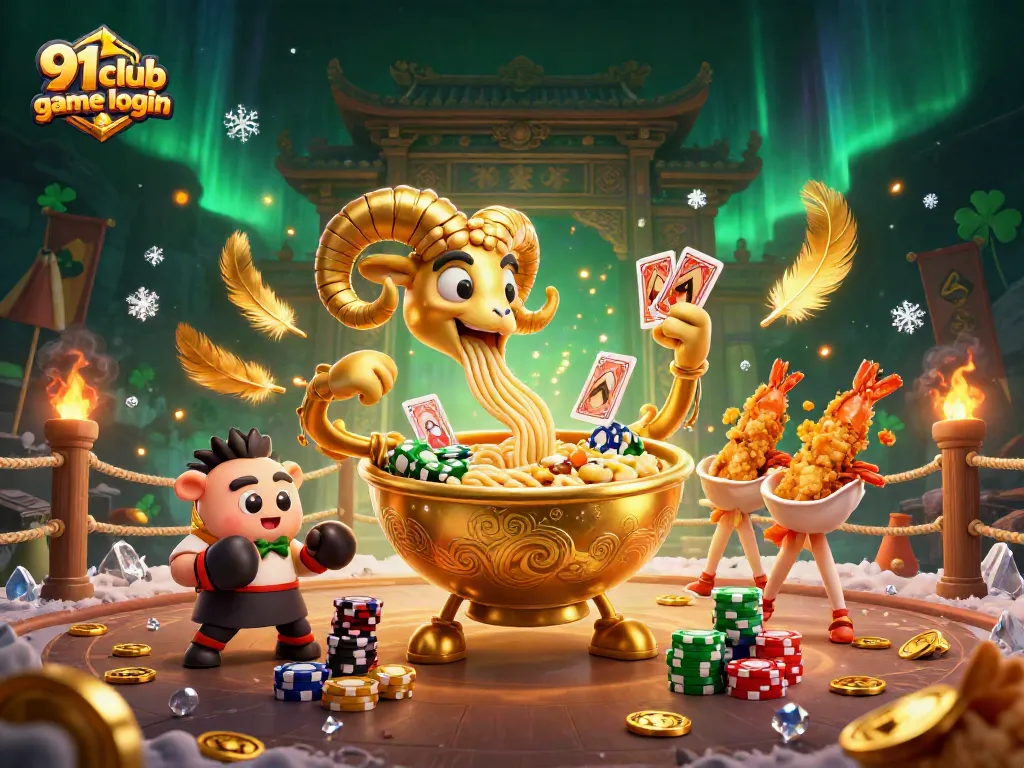 Engage in thrilling gaming with 91 club game login featuring vibrant characters and dynamic casino elements.
