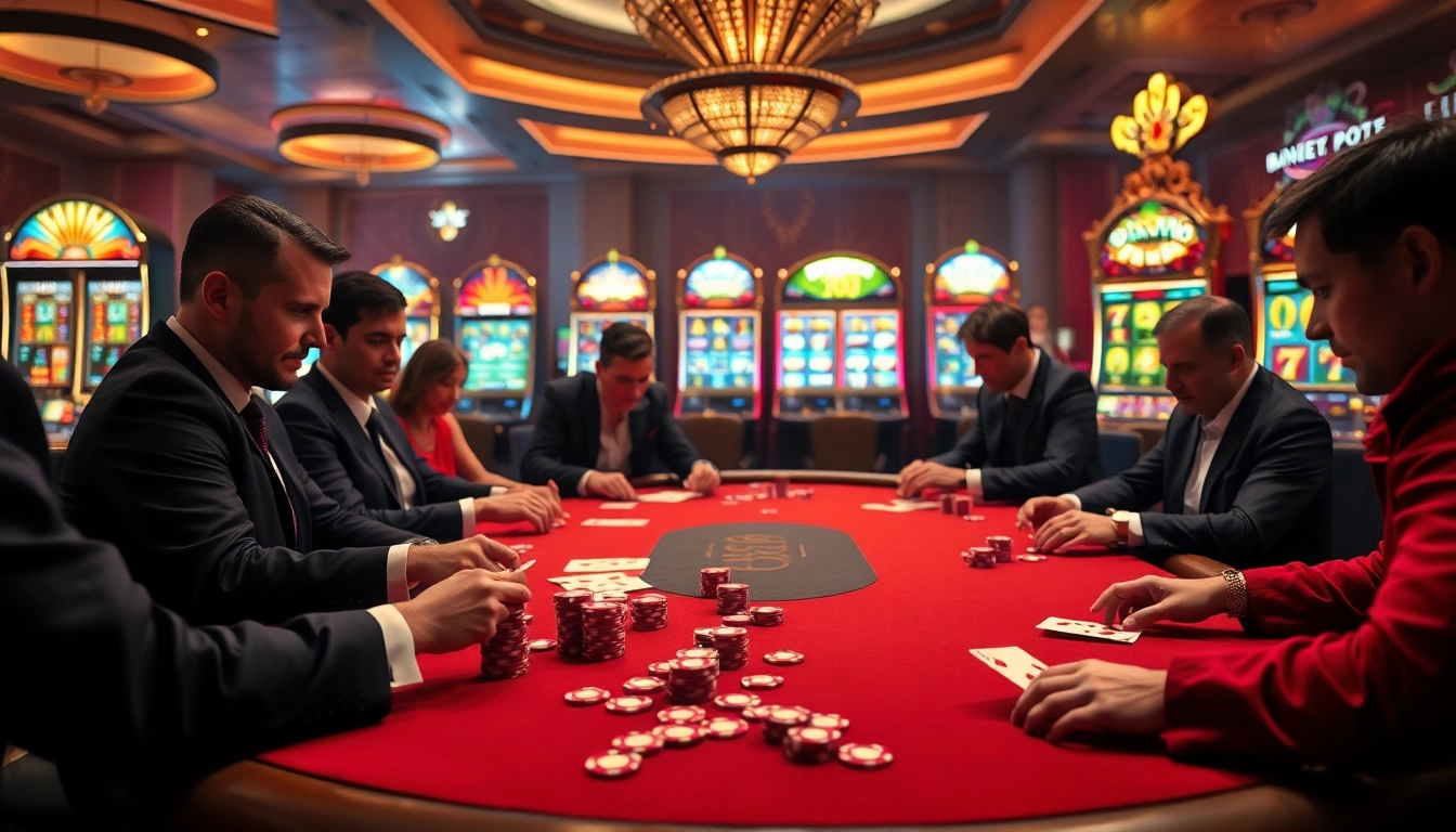 TPJ enhances high-stakes poker gaming experience with luxurious casino settings and dynamic players.