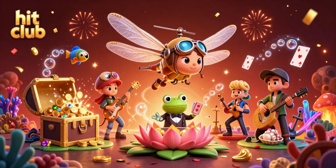 Experience thrilling gameplay at hit club with dynamic casino elements and vibrant characters.