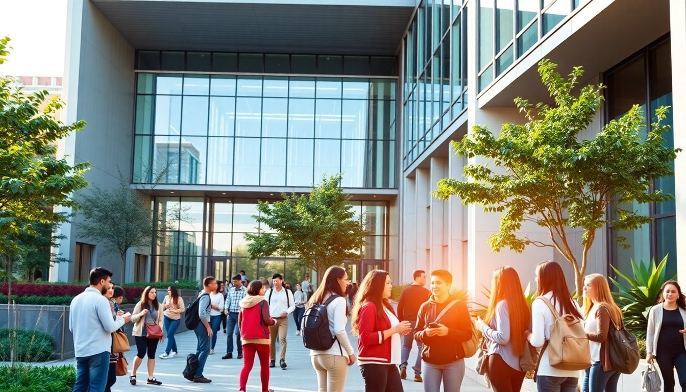 Vibrant student life at Bahçeşehir University, with diverse students engaging outside, ideal for those looking to :bahcesehir university apply.