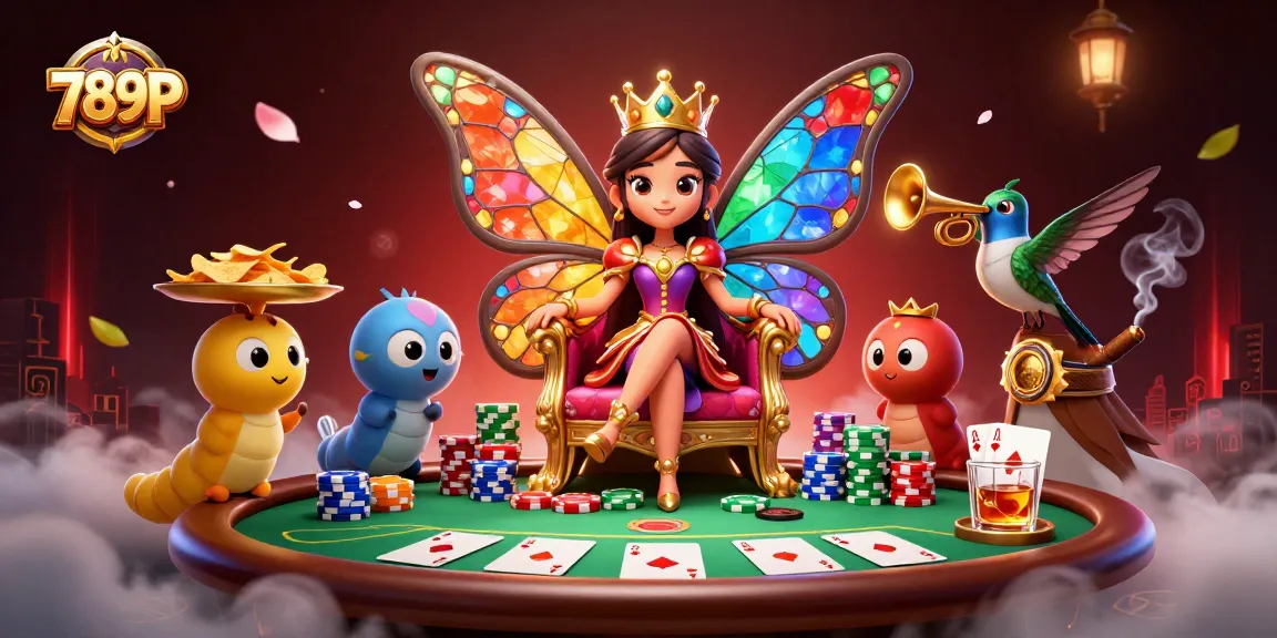 Engage in vibrant gameplay at 789P with a colorful scene of casino excitement and dynamic characters.