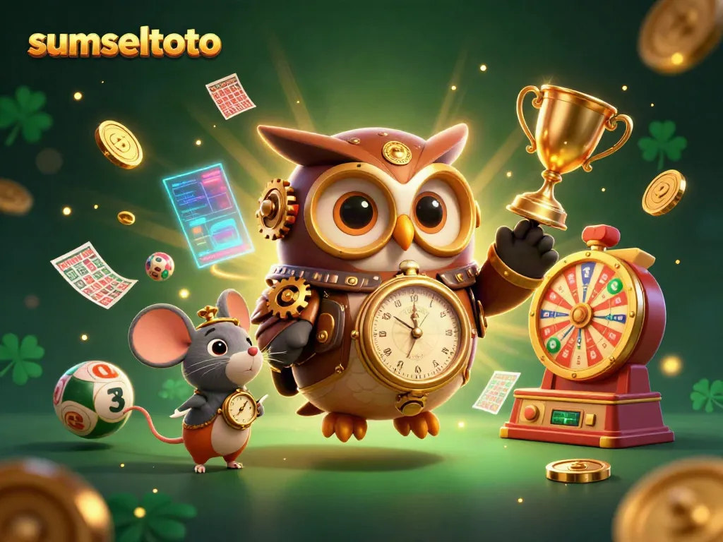 Enter the thrilling world of sumseltoto lottery with dynamic characters and vibrant gaming elements.