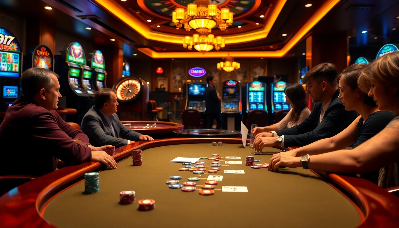 Experience the thrill of gambling at https://388bet.miami/ with luxury poker tables and vibrant gaming action.