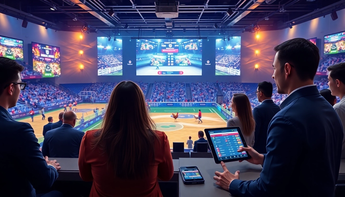 Experience live cockfighting events on the SV368win.live platform, showcasing vibrant digital interactions and excitement.