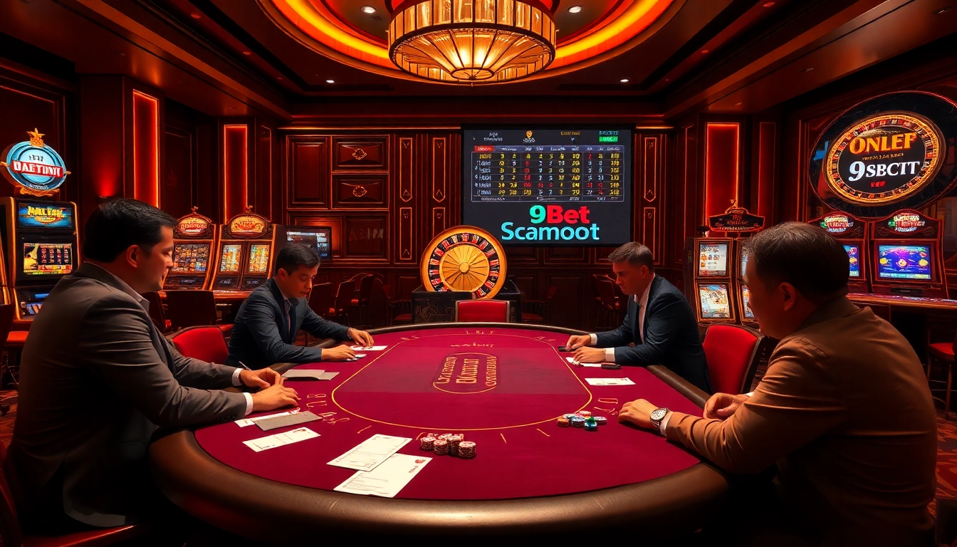 Experience thrilling gambling action at https://9bet.com.de/ with luxury poker games and vibrant casino ambiance.