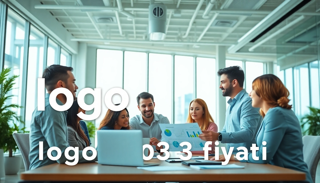 Discussions on logo go3 fiyatı in a modern office environment with professionals analyzing ERP solutions.