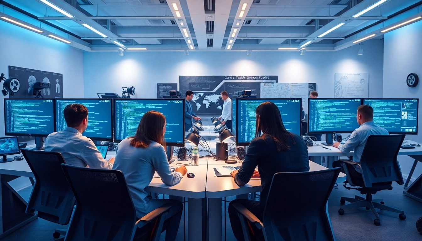 Modern technology workspace showcasing innovation and collaboration at techeslabs.wiki.