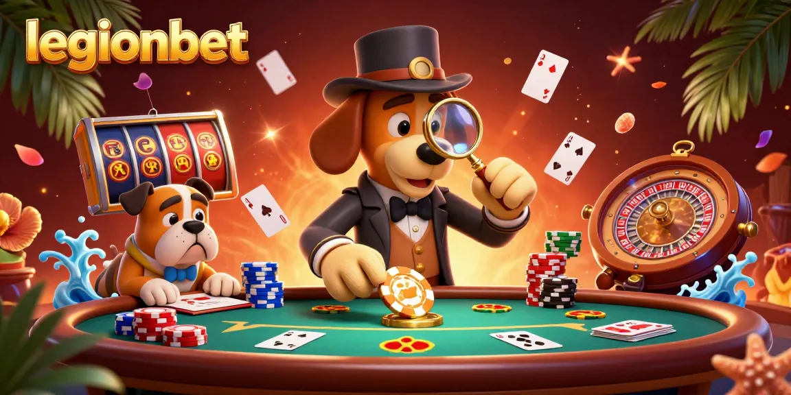 Experience thrilling games at legionbet with iconic poker elements and engaging characters.