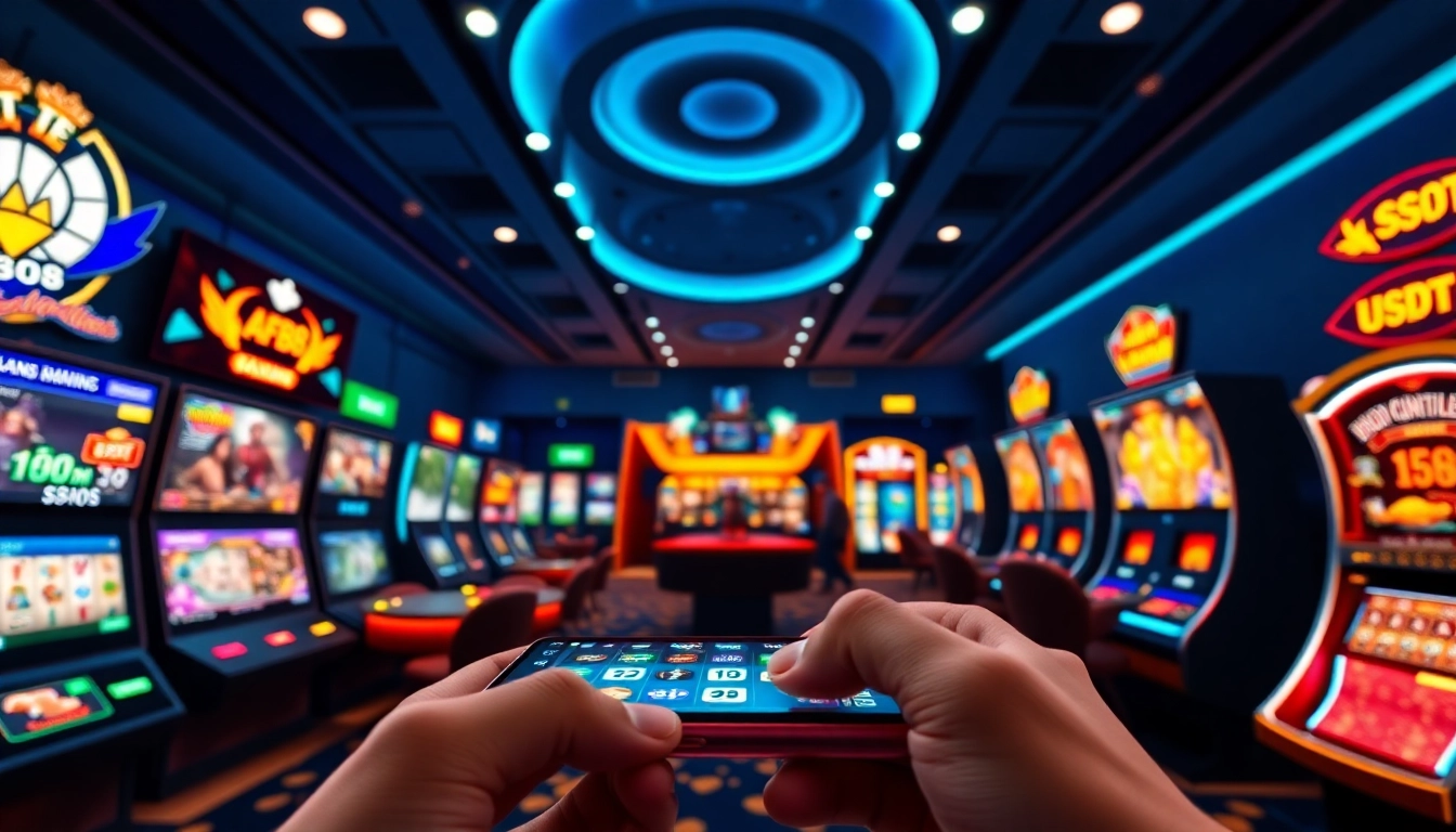 Exciting AF88 online casino interface showcasing diverse gaming options and user-friendly experience.