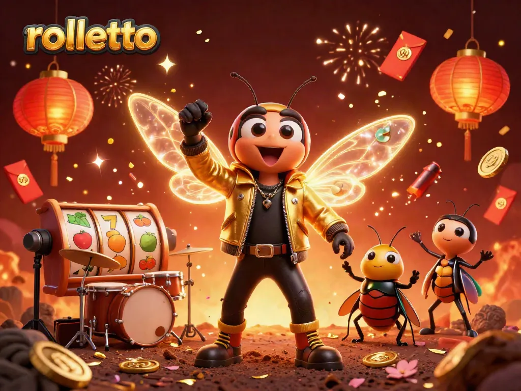 Experience the vibrant excitement of rolletto with a 3D casino celebration full of luck!