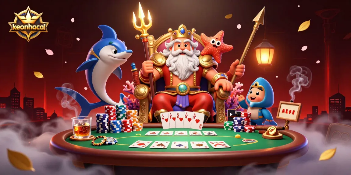 Experience keonhacai with thrilling poker gameplay featuring rich visuals and engaging characters.