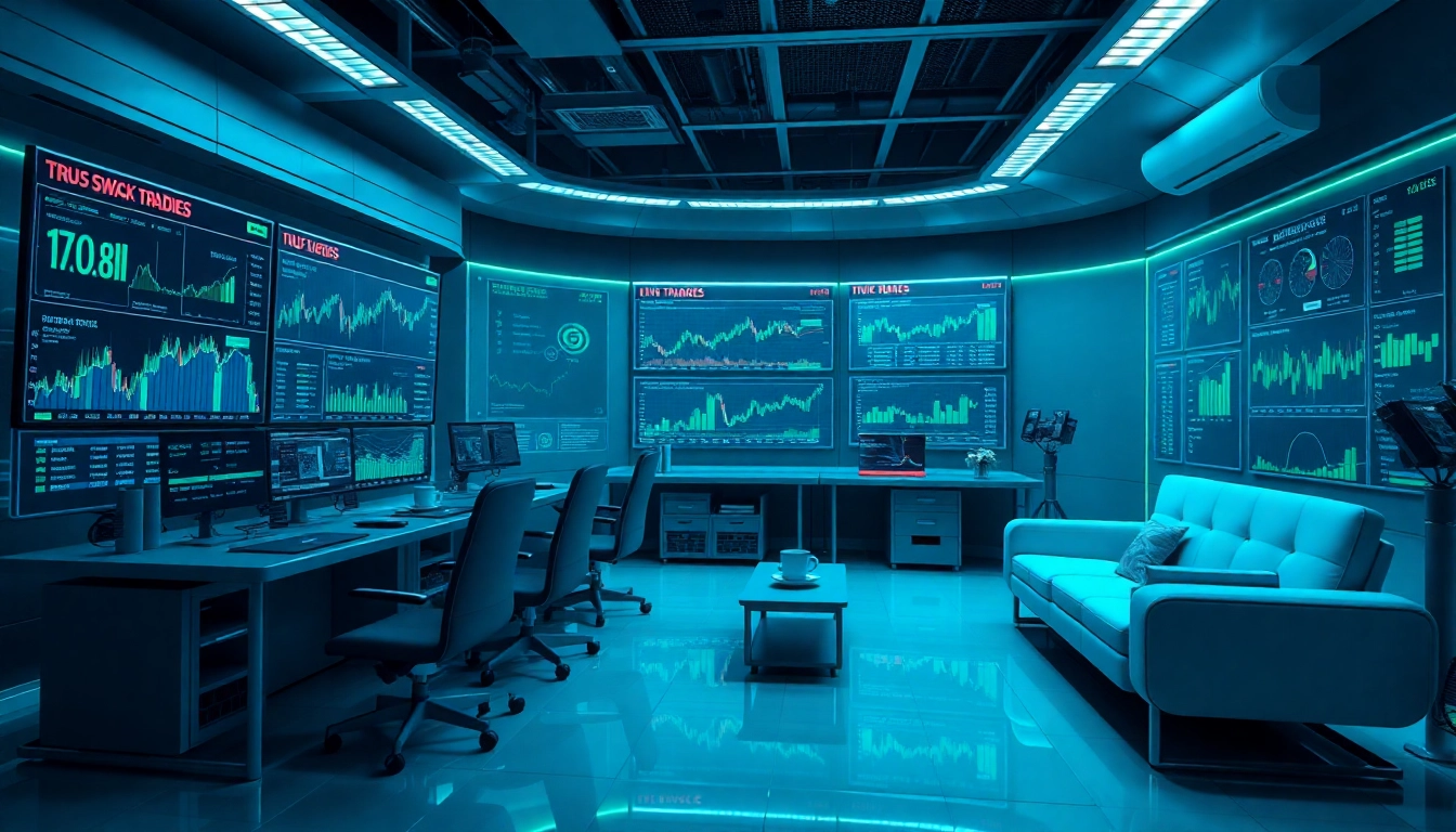Explore a high-tech trading platform at Sway Markets showcasing innovative trading analytics and live data.