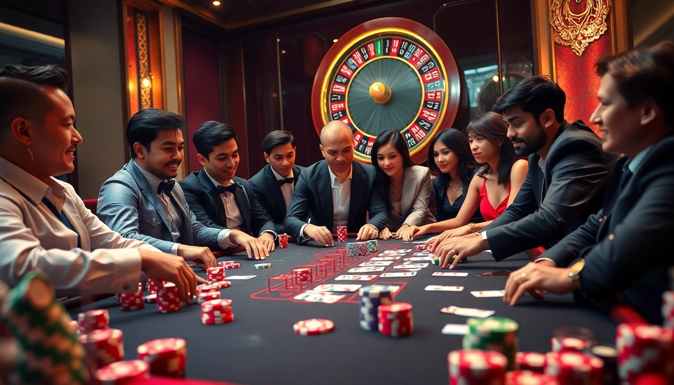 Experience the excitement of online gambling at https://jun88buzz.info/ with lively poker games and vibrant casino scenery.