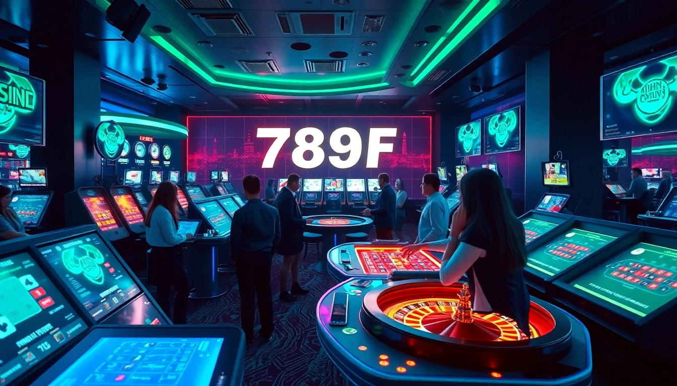 Experience the excitement of 789f in a modern virtual casino setting.