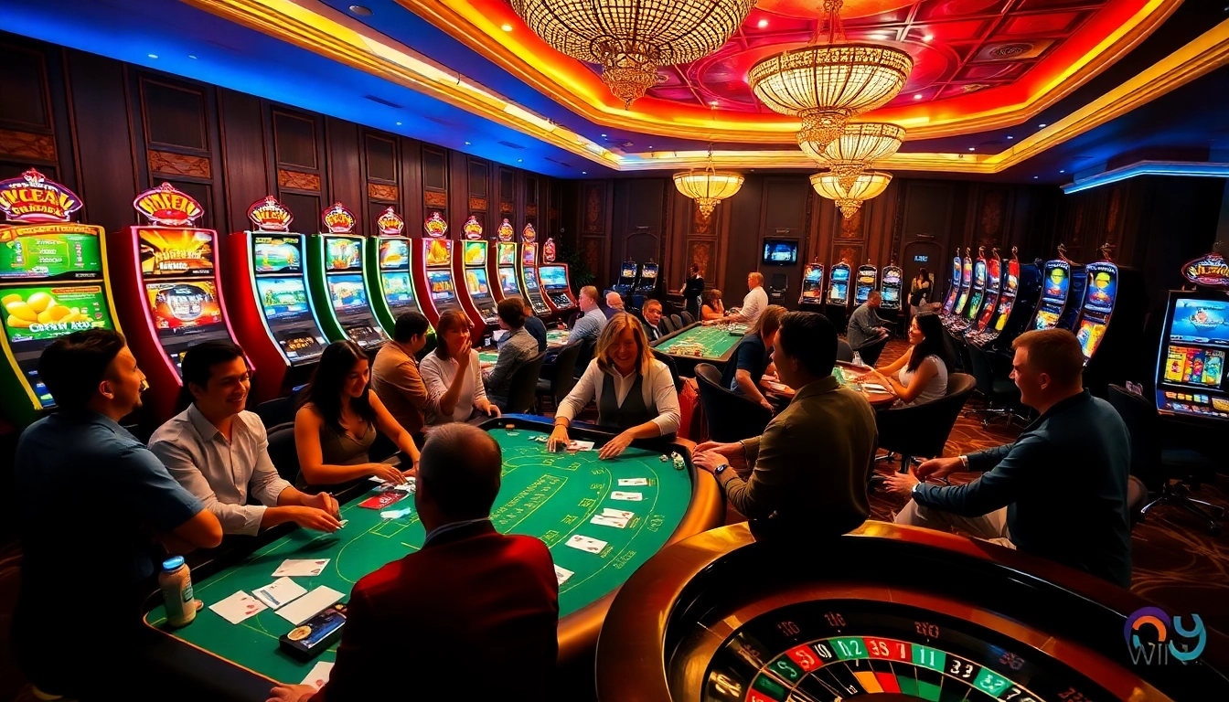 Experience the excitement of 78WIN with players winning at a luxurious casino table filled with vibrant poker chips.