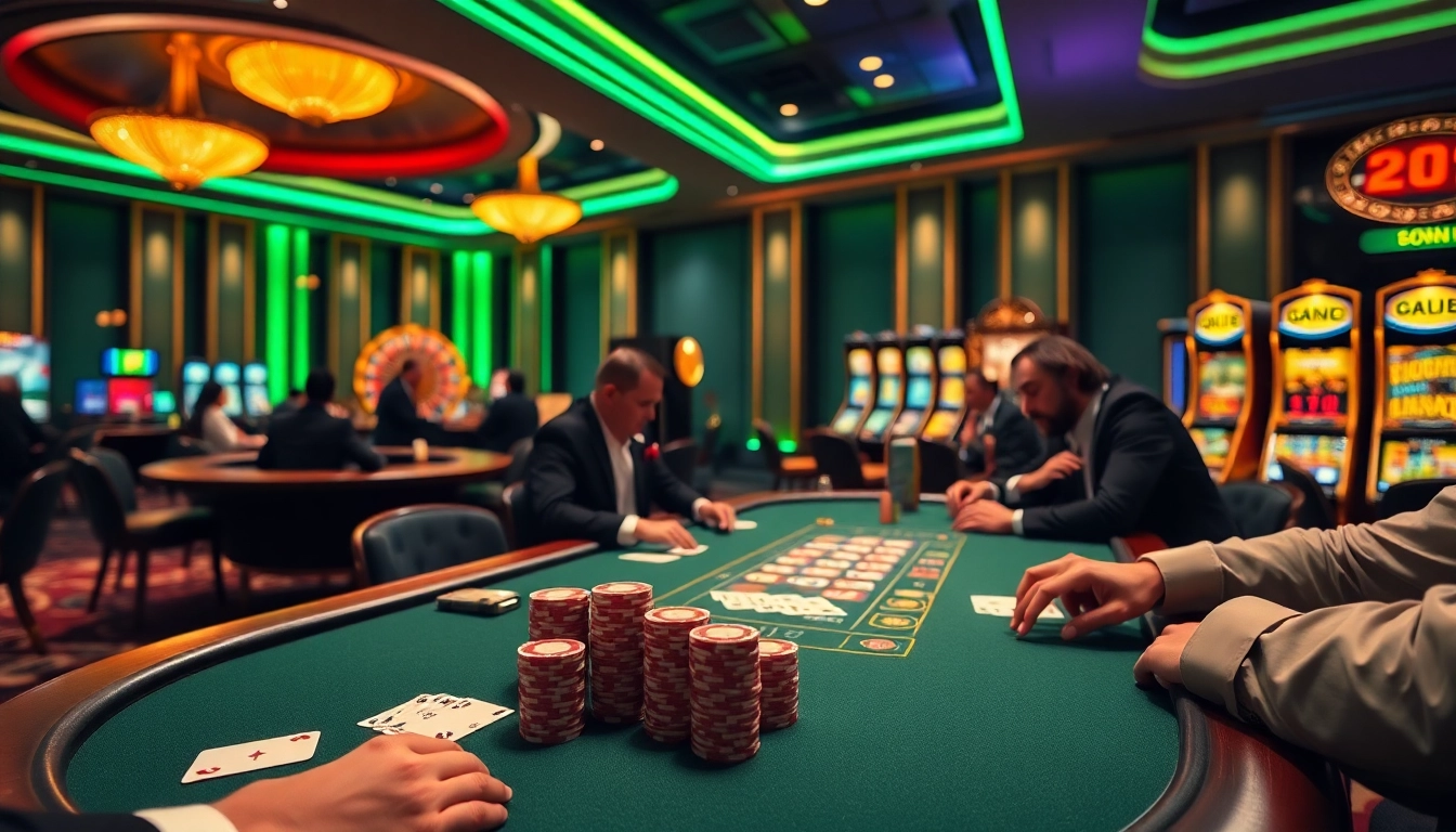 Experience high-stakes gaming at https://rr88.navy/ with vibrant poker tables and stunning casino ambiance.