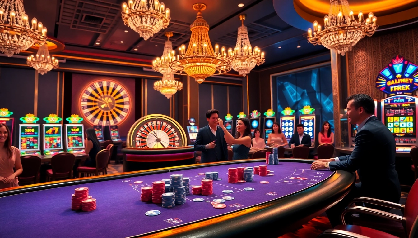 Experience thrilling gambling at https://thabethome.com/ with vibrant casino tables and joyous players.