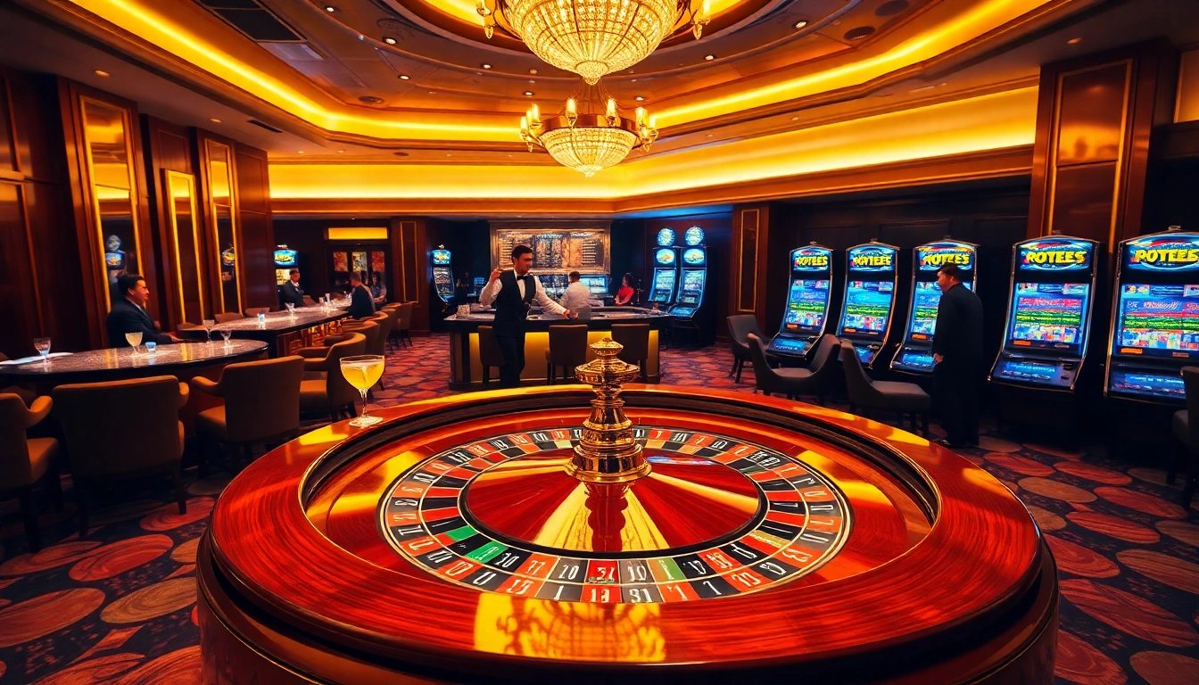 Experience luxury gambling at 8kbet with vibrant roulette action and elegant casino ambience.