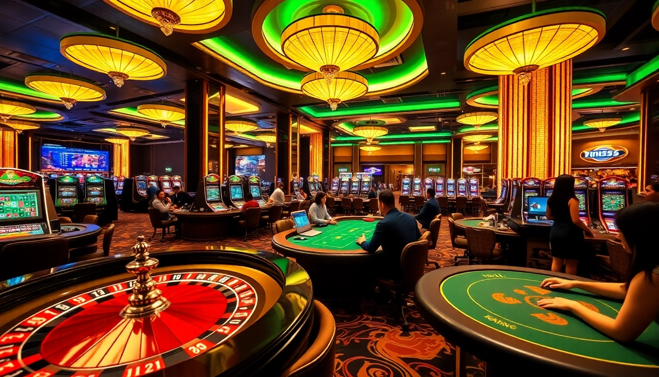 Experience the thrill of win55 đăng nhập with upscale casino gaming including roulette and poker.