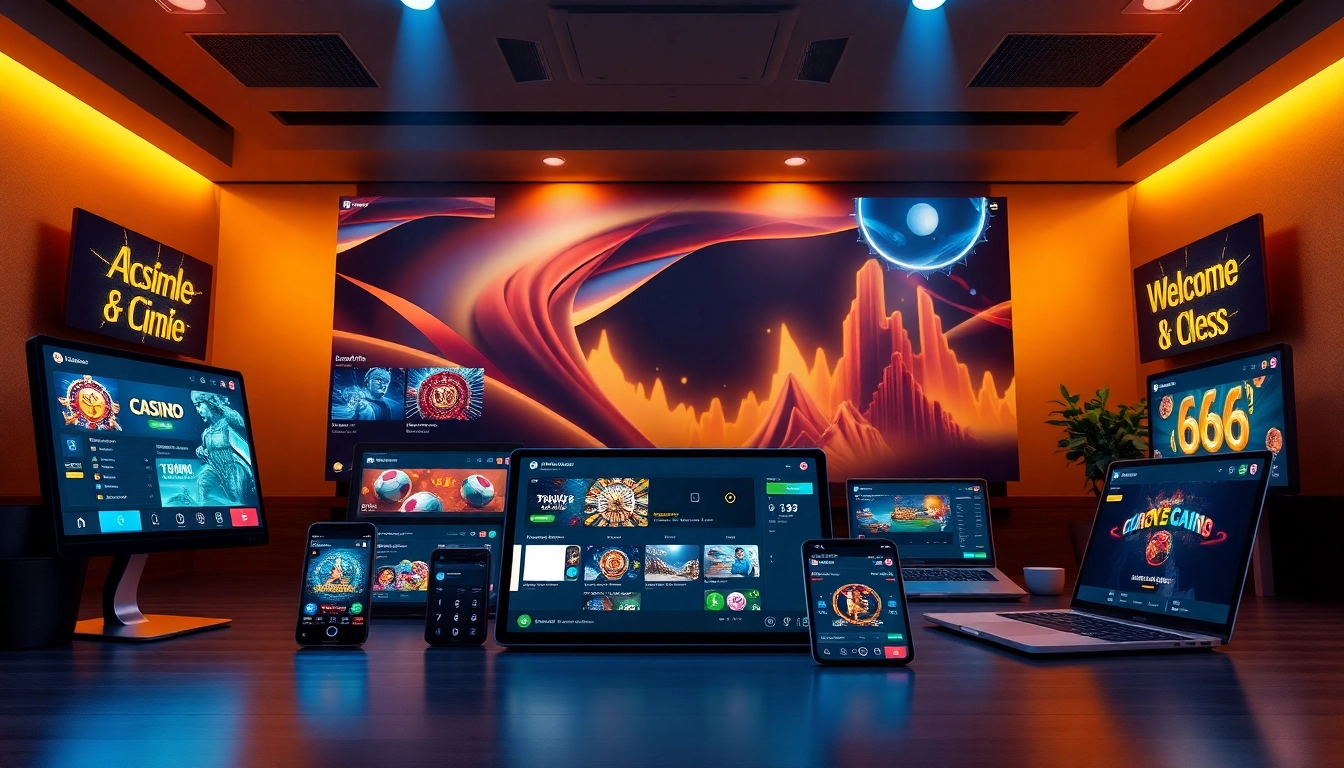 S666.nyc showcases a modern online betting interface with vibrant promotional banners and digital devices.