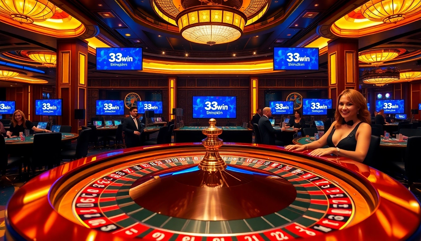Engaging gamblers participating in an exciting game at the 33win skin casino.