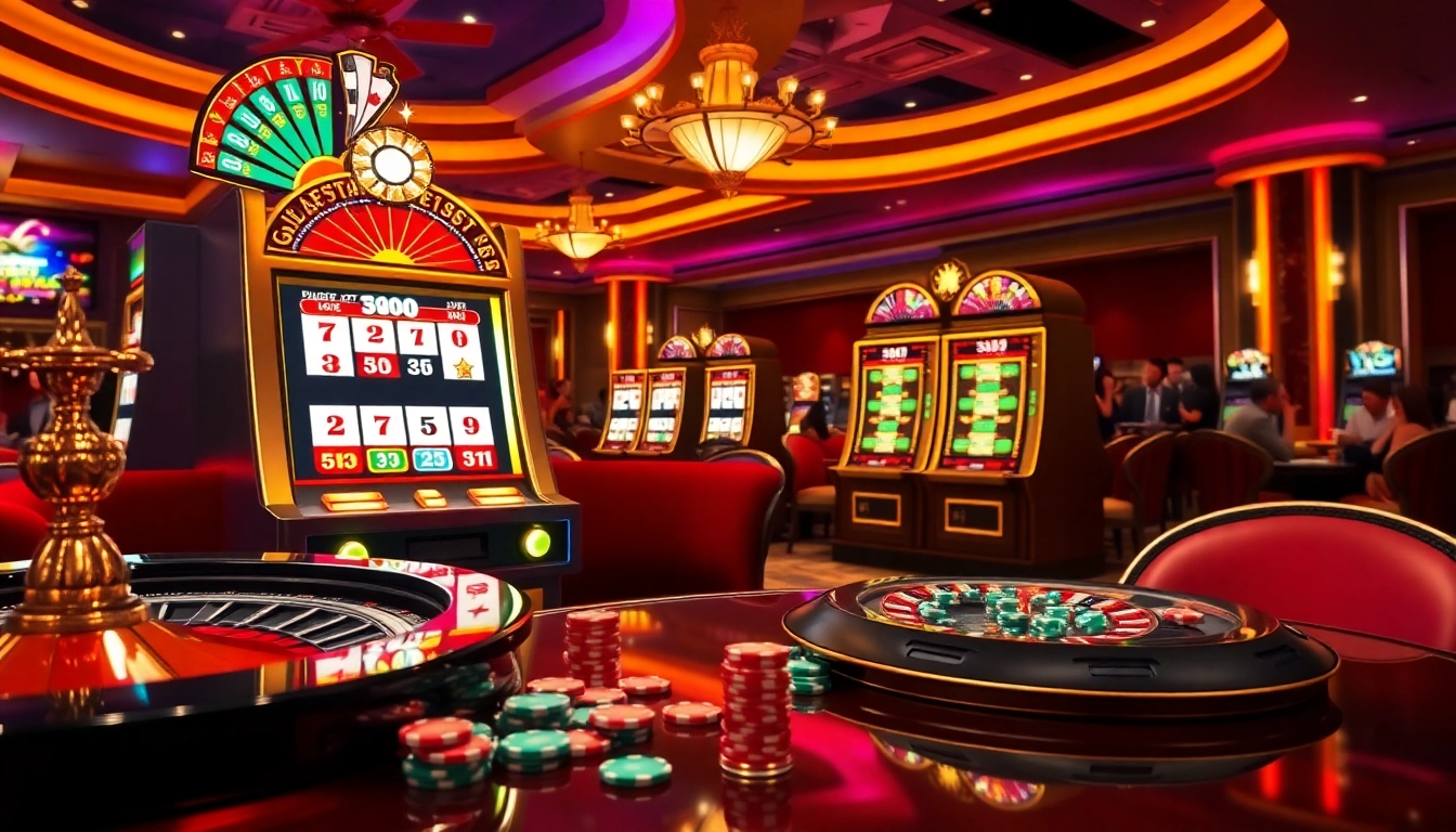 Experience thrilling wins at the 999bet slot in a luxurious casino ambiance.