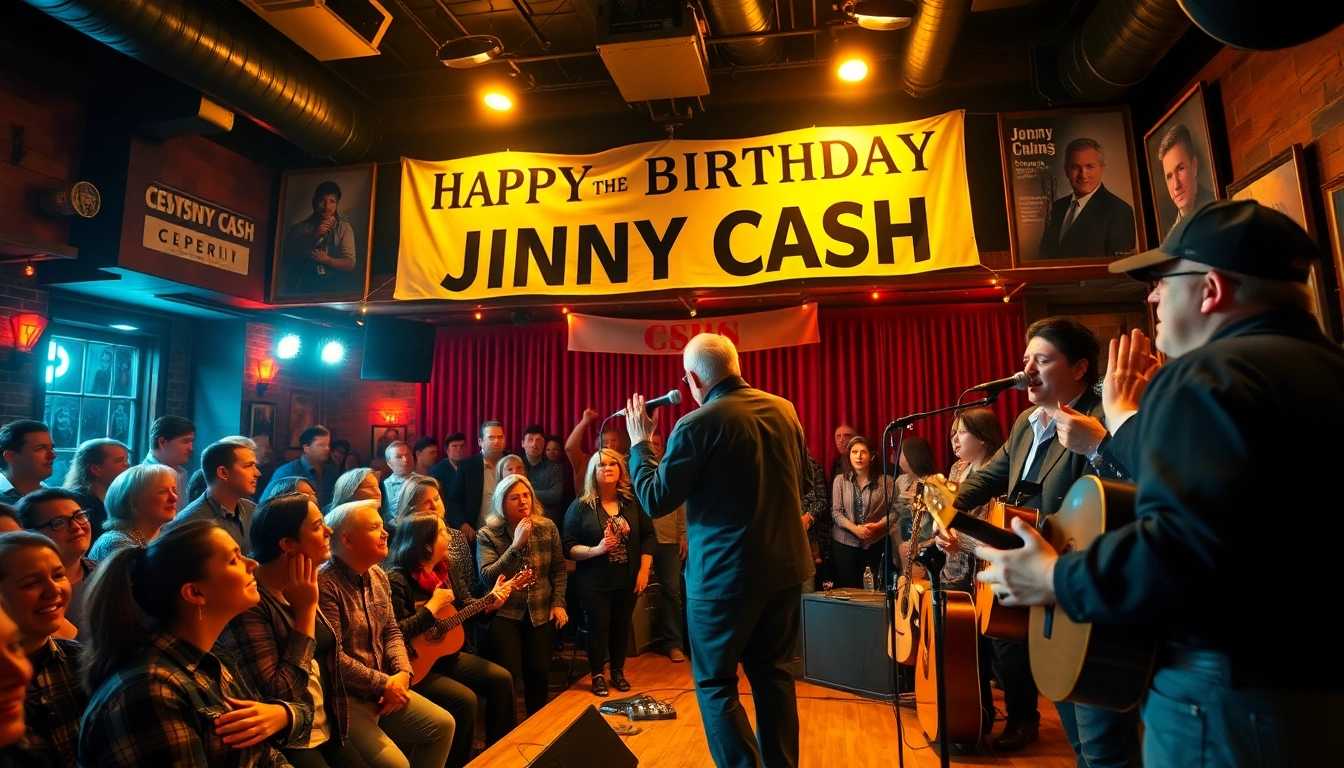 Celebrate at johnnycashbirthday.com with a vibrant birthday bash featuring live music and nostalgia.