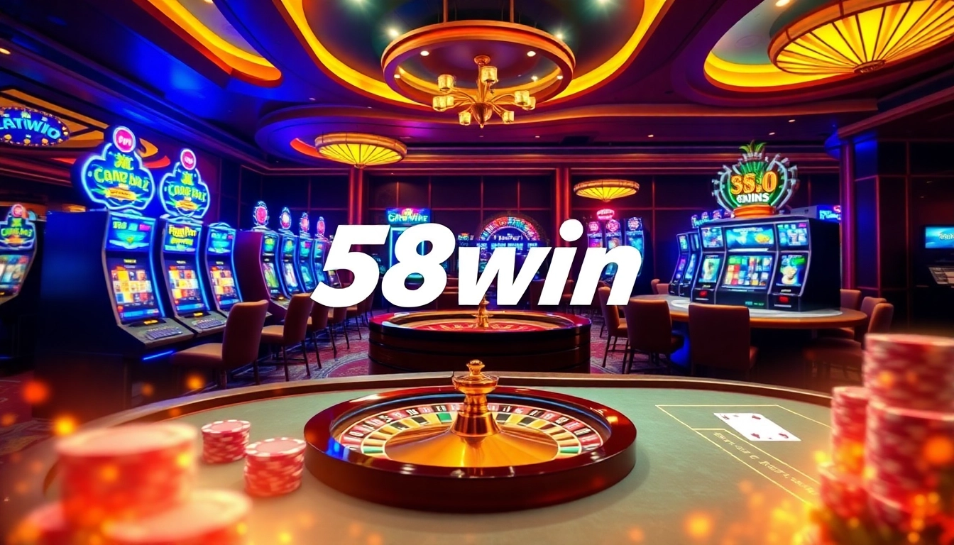 Experience the excitement of winning at 58win with vibrant casino games and live betting.
