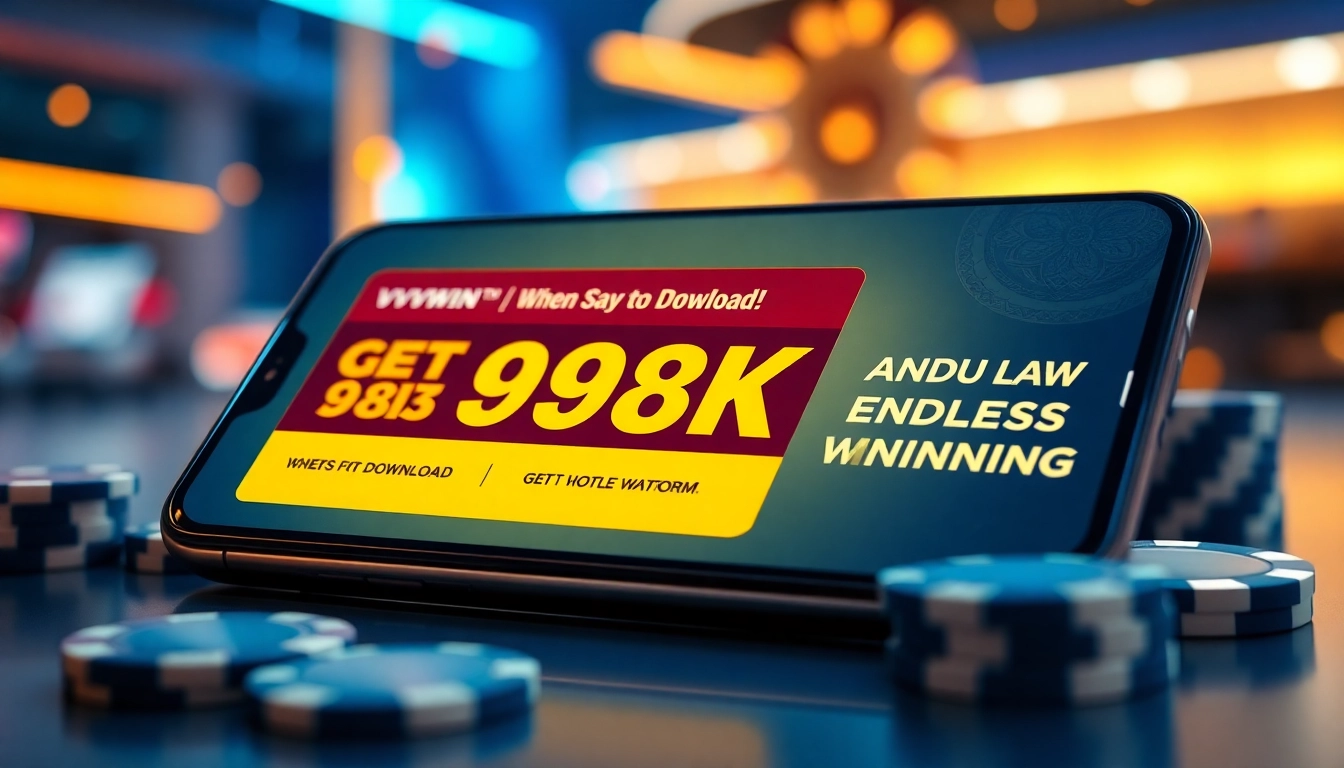 Engaging VVVWIN betting app interface, promoting download bonuses at vvvwin88.live.