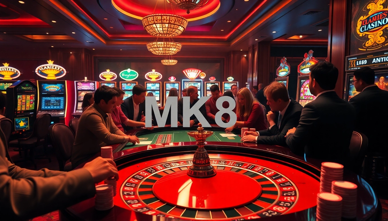 Players enjoy gambling excitement at an MK8-themed roulette table in a luxurious casino setting.