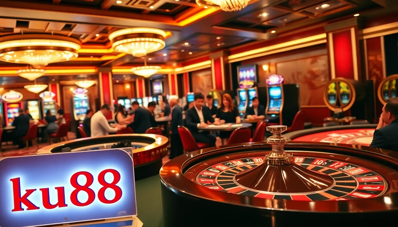 Experience the thrill of casino gaming at ku88 with exciting tables and vibrant slots.