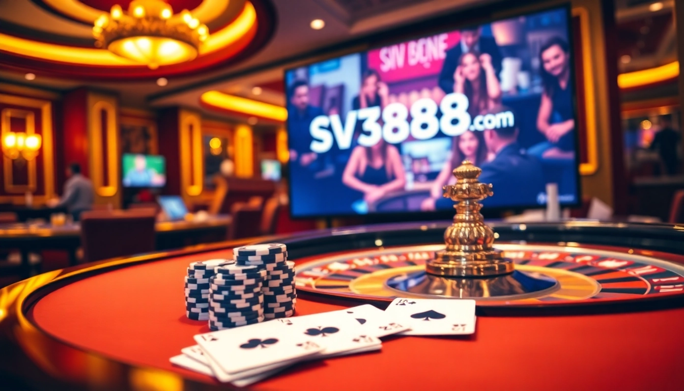 Experience thrilling action at SV388.com with high-stakes roulette and poker games.